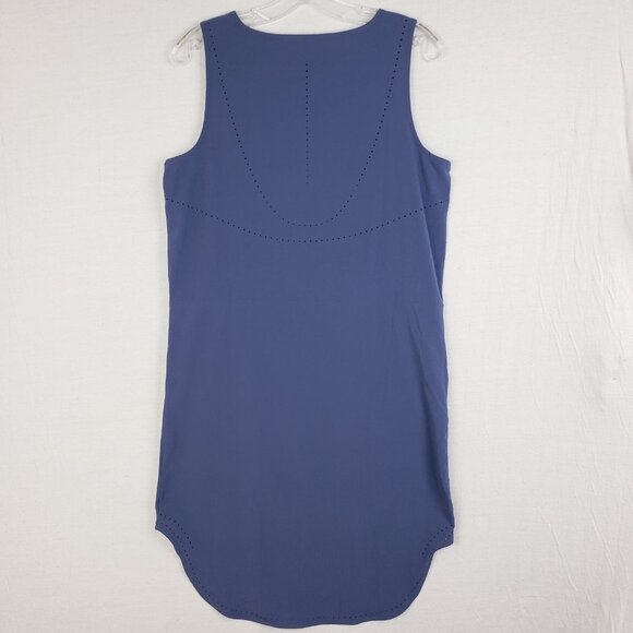 Title Nine Cirrus Lasercut Athletic Dress Blue Athleisure Stretch size M Sporty - Picture 8 of 13